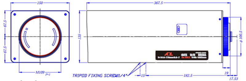 ADL12.5-775mm長(zhǎng)焦鏡頭尺寸 ADL12.5-775mm長(zhǎng)焦鏡頭尺寸